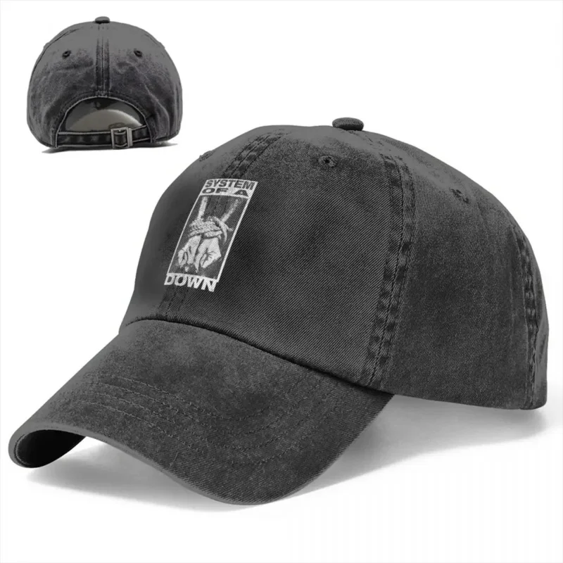 Gorra de béisbol informal para hombre y mujer, gorro desgastado, lavado, hípster, de Metal pesado, para entrenamiento al aire libre