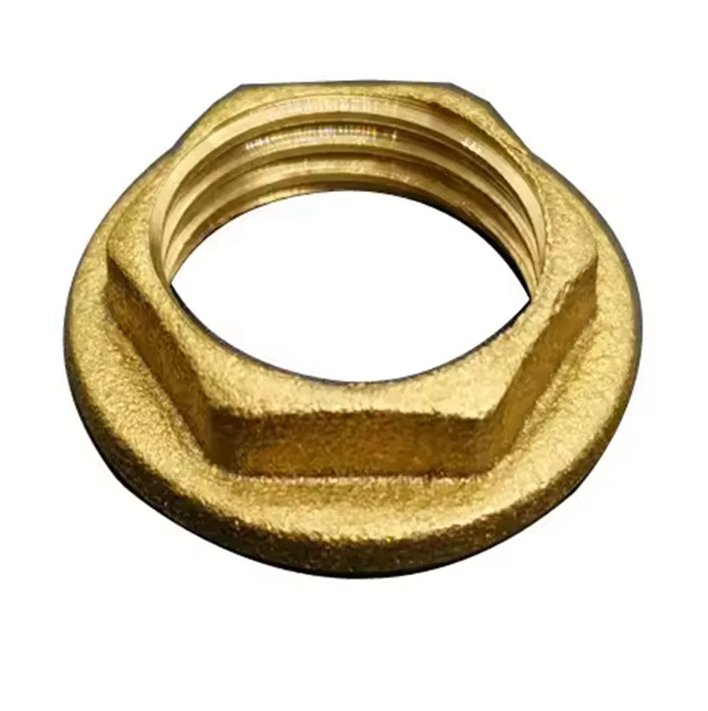 1/5/10/20/50Pcs Solid Brass Thin Hex Jam Nut Panel Lock Retaining Nut Water Tank Lamp Plumbing Fitting Nut 1/2