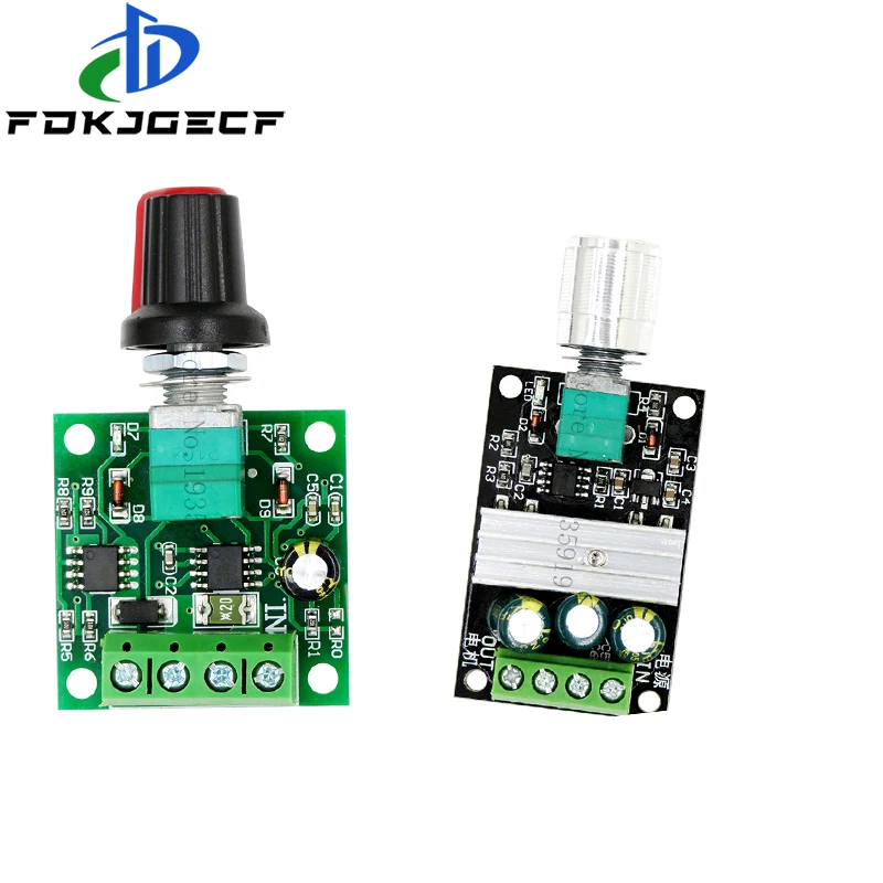 DC 1.8V-35V 2A 3A 5A 10A 30W 80W 90W PWM Motor Speed Controller Low Voltage Motor Speed Controller PWM Adjustable Drive Module