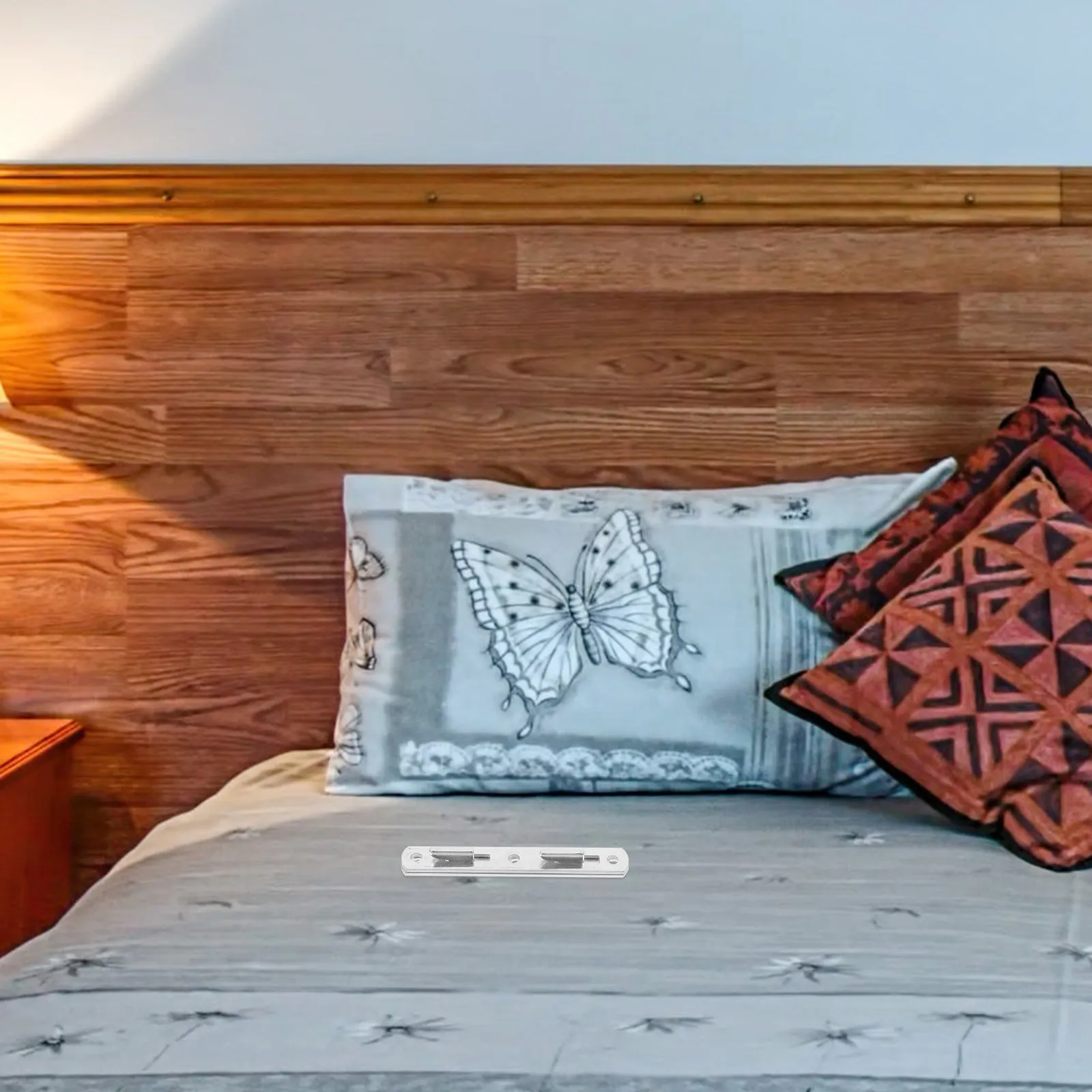 

4 пары усиленных соединительных кронштейнов для кроватных каркасов, утолщенные, большого размера, для железных кроватей, сверхпрочные, сменная фурнитура