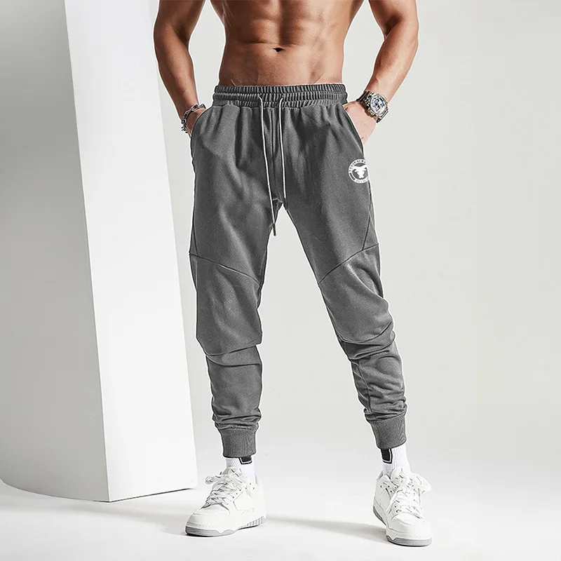 Men Stretch Sweatpants Summer Casual Elastic Waist Fitness Training Slim Men Pants Outdoor Jogging Sportswear Bodybuilding Pants