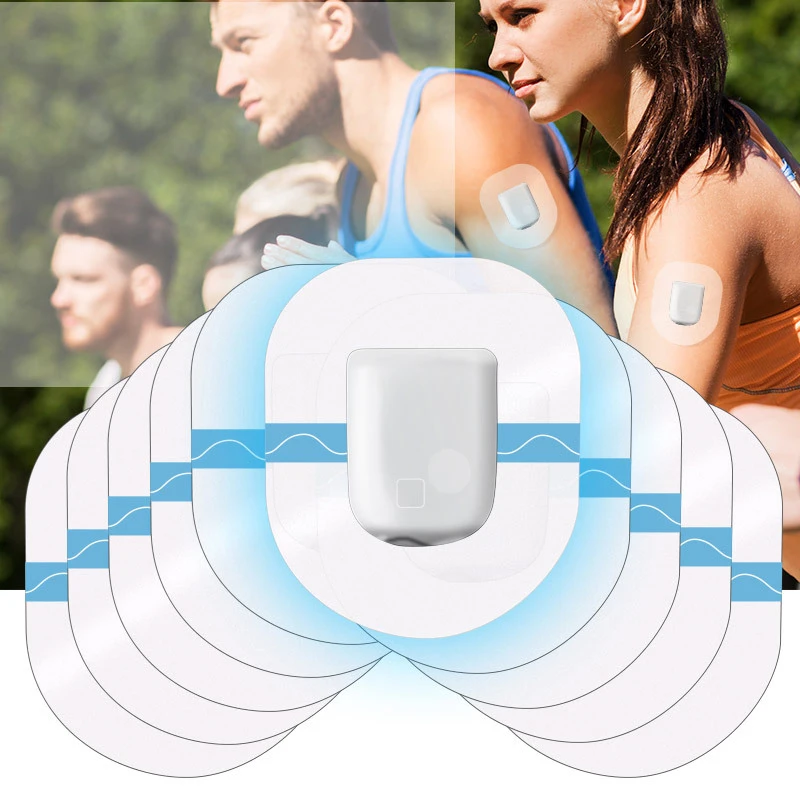 10Pack Omnipod Adhesive Patches Waterproof Transparent Tape Clear Omnipod Covers Overpatch Pre Cut Back Paper