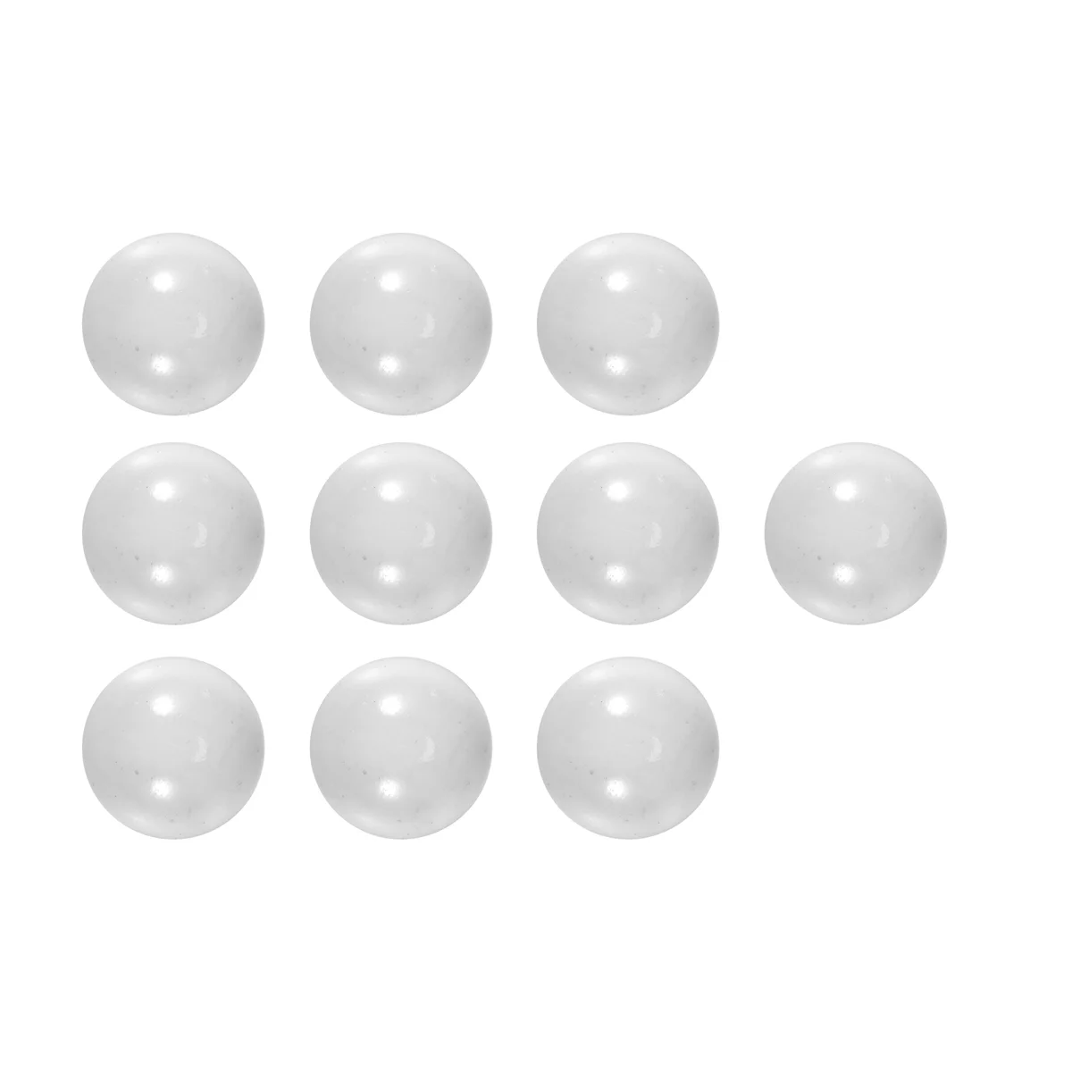 10 шт. мраморные 16 мм стеклянные мраморные искусственные цветные nuggets игрушечные белые