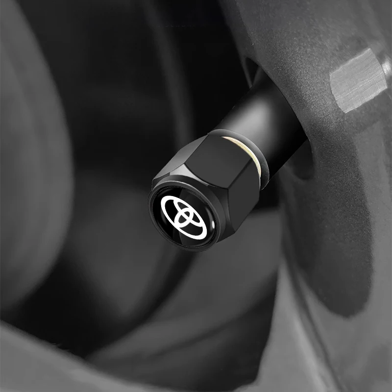 سيارة عجلة الإطارات صمام ينبع غطاء مع المفاتيح اكسسوارات لتويوتا كورولا يارس Rav4 أفينسيس أوريس كامري سيكويا C-hr 86 بريوس