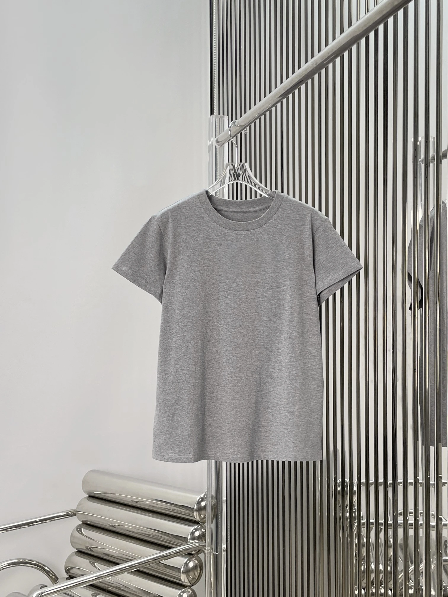 

Slim Fit round Neck Short Sleeve T-Shirt Women's Color Casual Top Fashion Digital Logo Moisture Wicking Cotton Blend