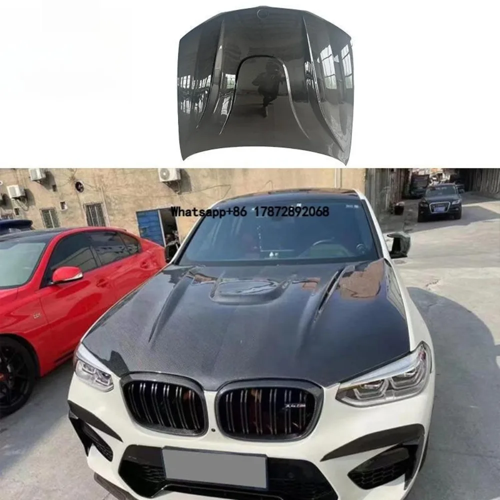 

For G01 G02 X3 X4 F97 X3M F98 X4M Body Kit Carbon Fiber Hood New Condition Engine Bonnet Conversion Kit