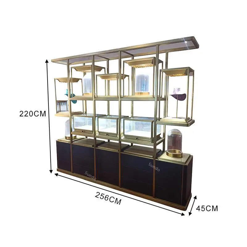 Custom, Nieuwkomers Aangepast Winkelcentrum Muur Display Stand Winkel Meubels Voor Cosmetische Vitrinekast En Vitrine