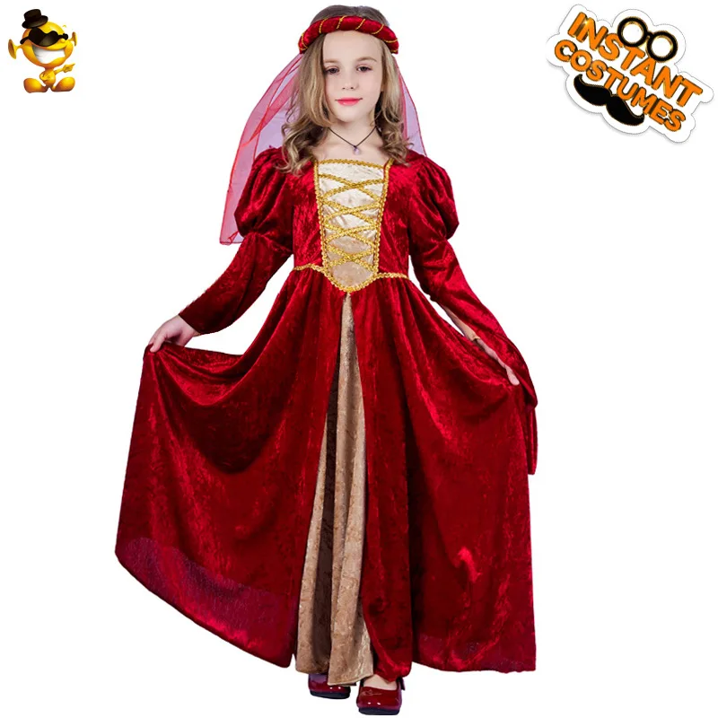 

Medieval Retro Princess Dress Halloween Renaissance Cosplay Role-Playing Stage Performance Costume Party Props