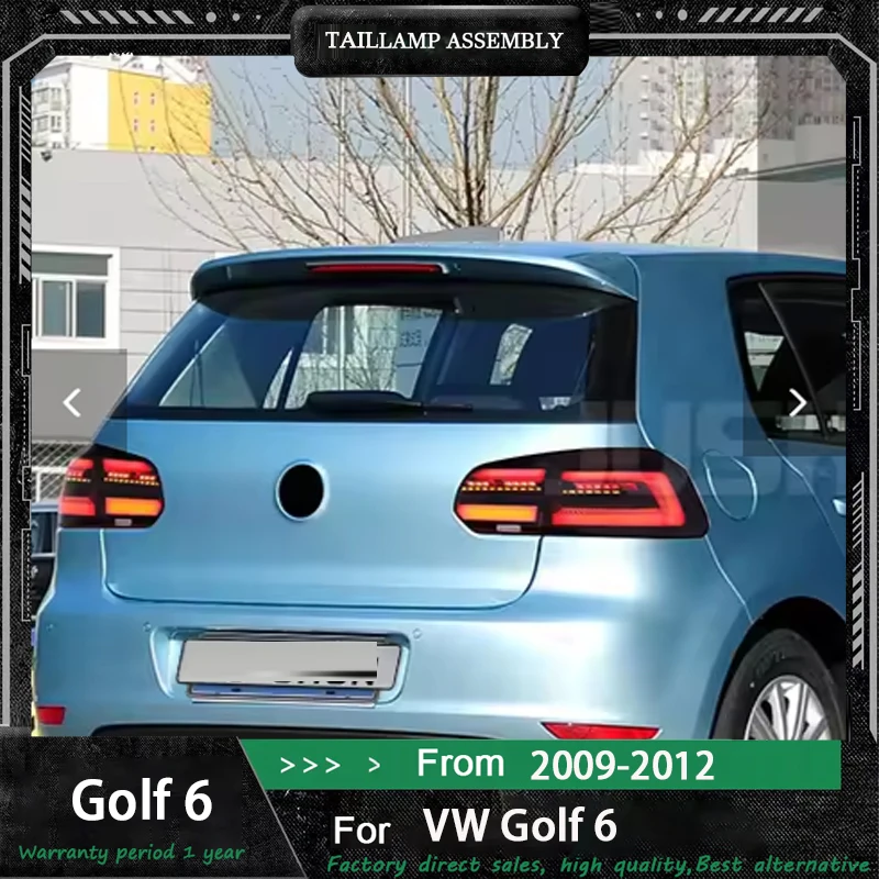 

Car Styling for Golf 6 Led Tail Light Golf 6 Mk6 Dynamic Signal Rear Lamp Animation Stop Brake Reverse Automotive Accessories