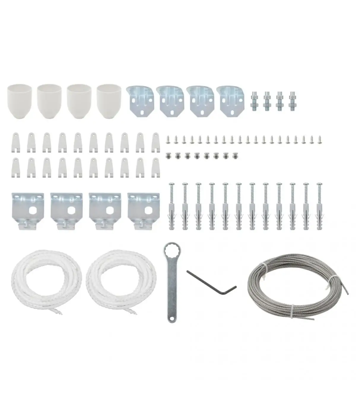 Awnings accessories Set of canopy mounting accessories 81 pieces