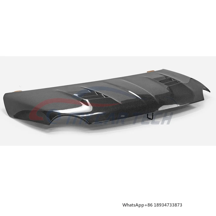 For Fiat Abarth 595 500 2008 2022 Carbon Fiber Hood Scoop Bonnet Engine Cover Bodykit