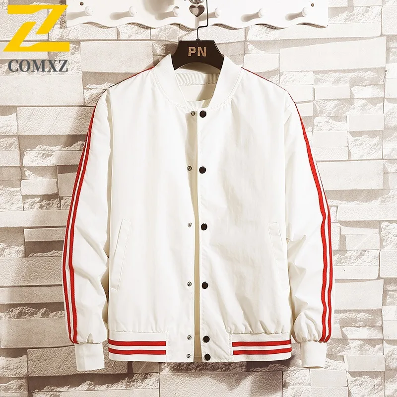 

COMXZ Men Jacket Windproof Outdoor Slim Fit Fashion Casual Korean Style Hiking Travel Camping Coat Autumn Windbreaker Jackets