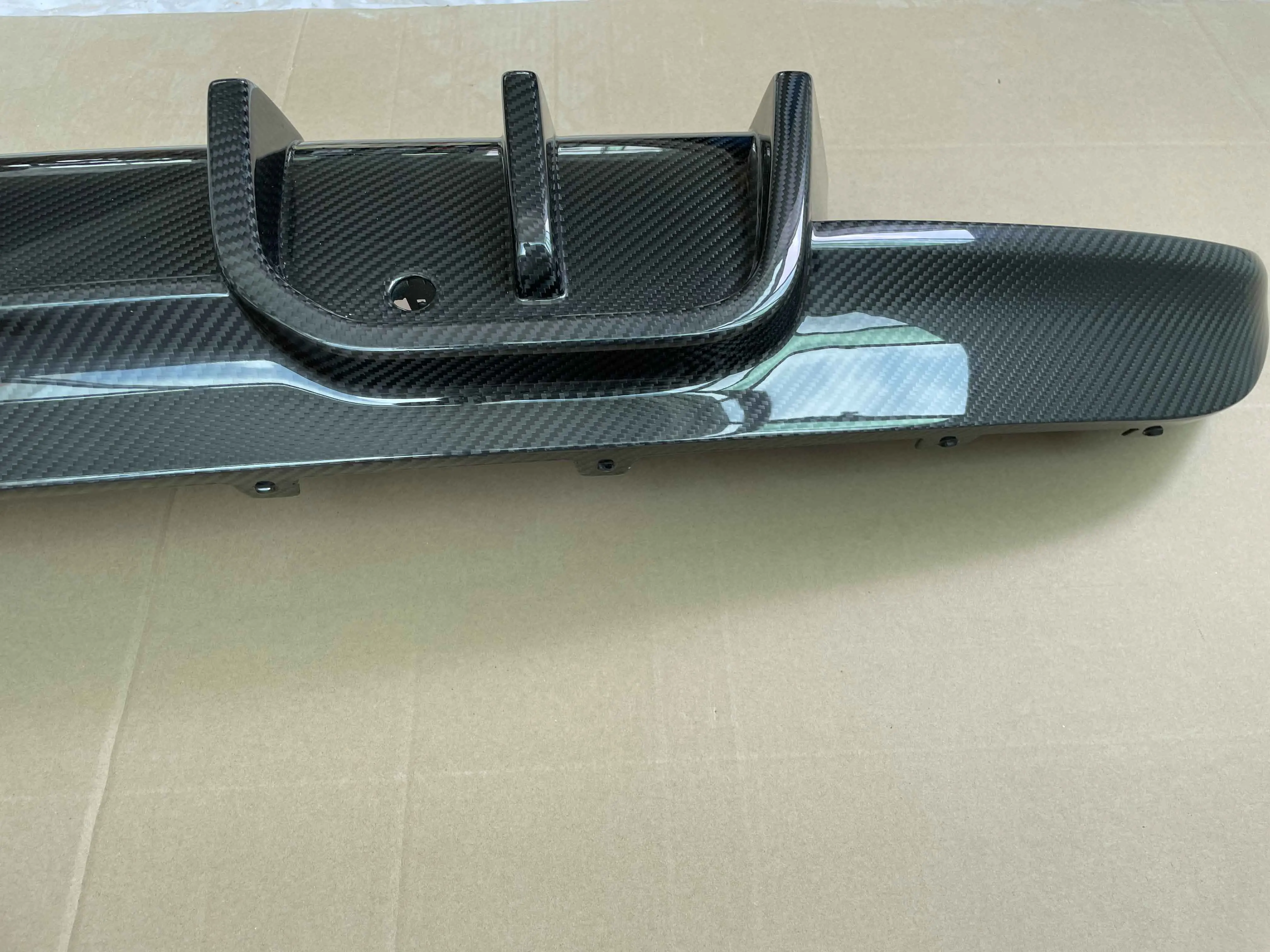 Dry Carbon Fiber Rear Diffuser for F95 X5M F96 X6M Rear Bumper Splitter Lip Perfect Fitment 6