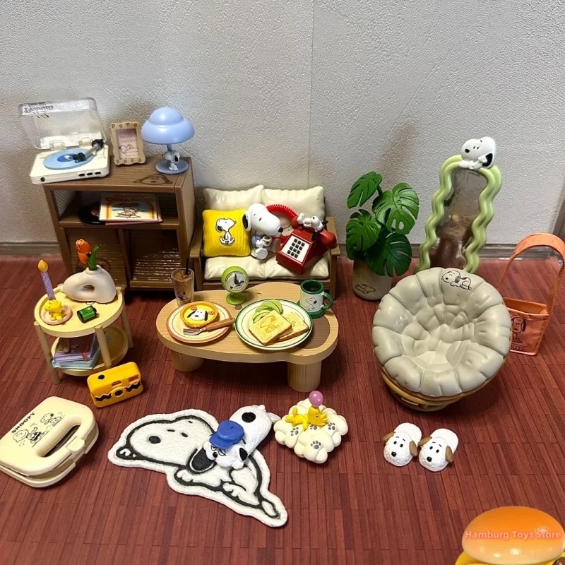 Rement Comfortable Weekend Room Miniature Scene Fine Model Figurine Trendy Toy Collection