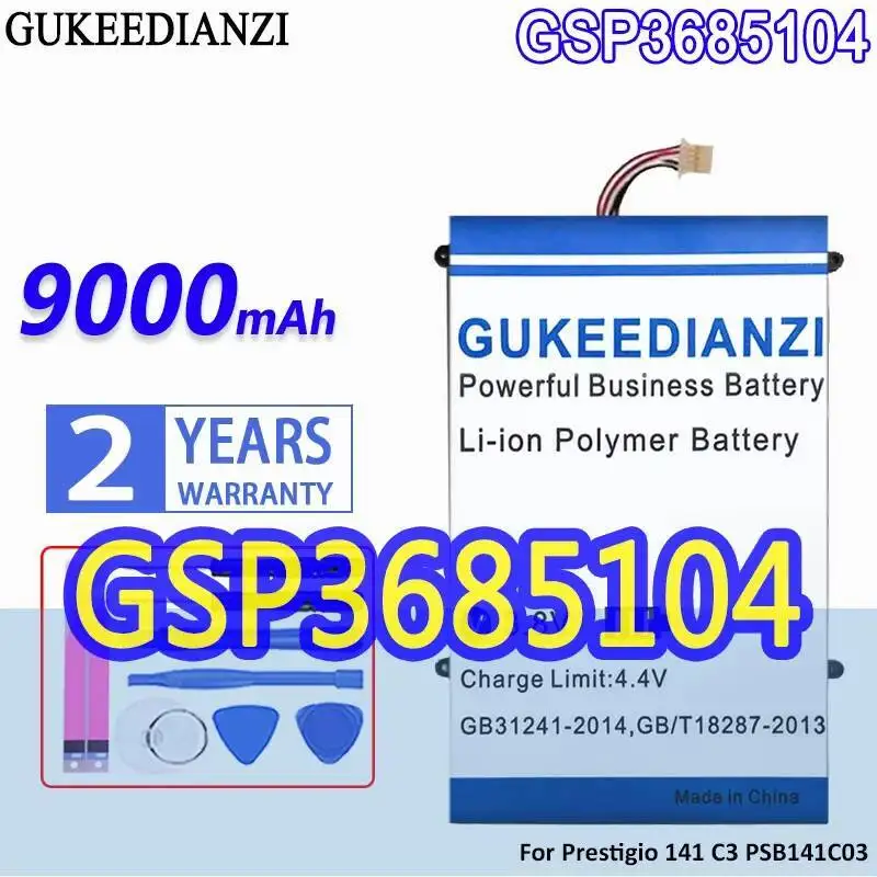 

Laptop Battery GSP3685104 9000Mah For Prestigio Smartbook 141 C3 PSB141C03 PSB141C03BFH_DG PSB141C03BGH_DG