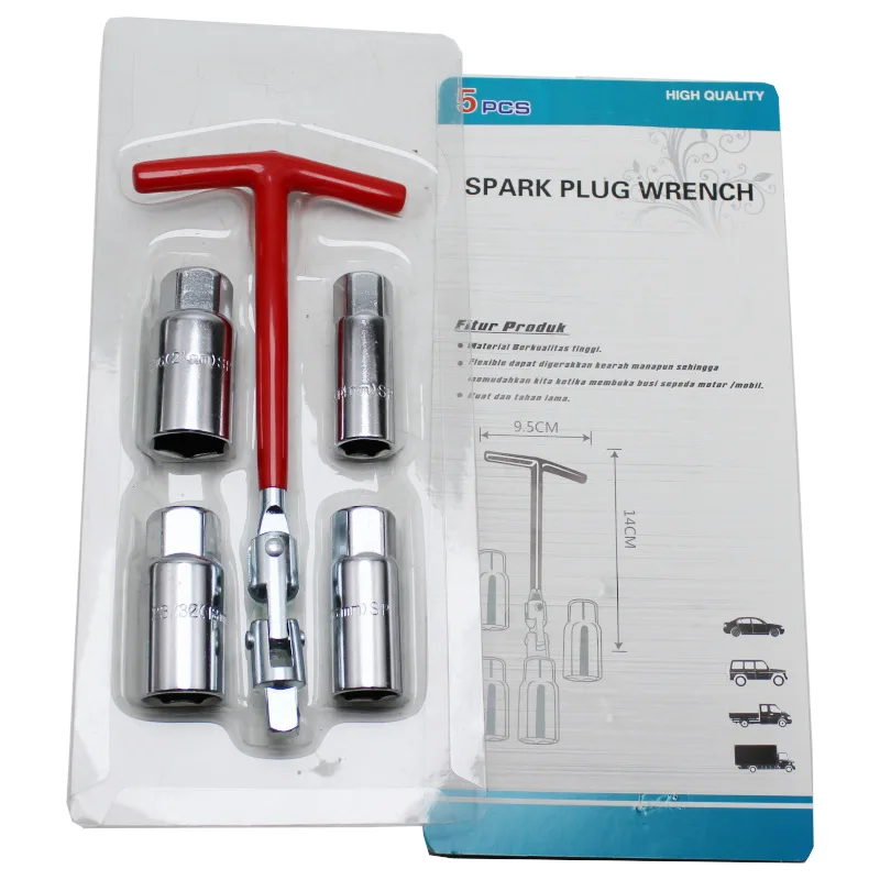 16mm 21mm Spark Plug Socket Wrench Spark Plug Removal Installation Tool for Auto Car Engine Repair Maintenance