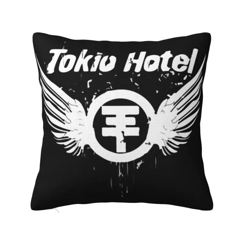 Nordic Pop Rock Tokio Hotel Cushion Cover for Sofa Soft Music Band Pillow Case for Living Room