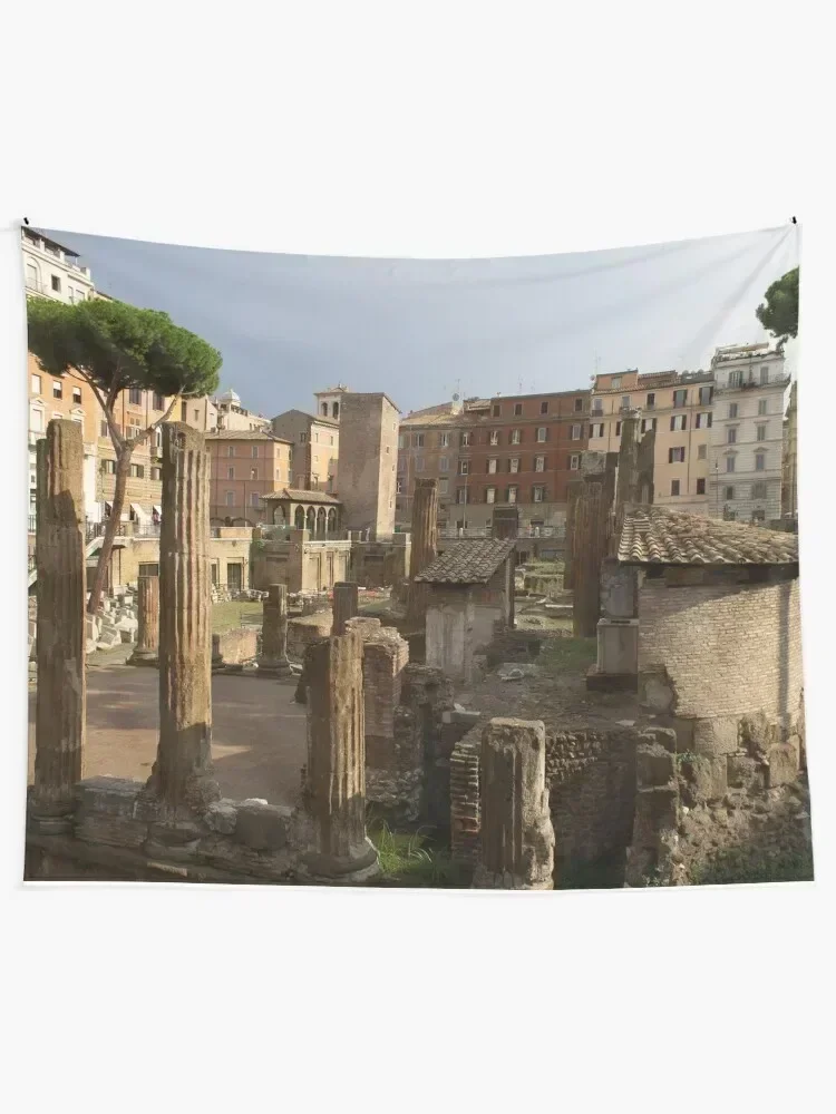 Largo di Torre Argentina, Rome Italy Tapestry House Decoration Bathroom Decor Tapestry