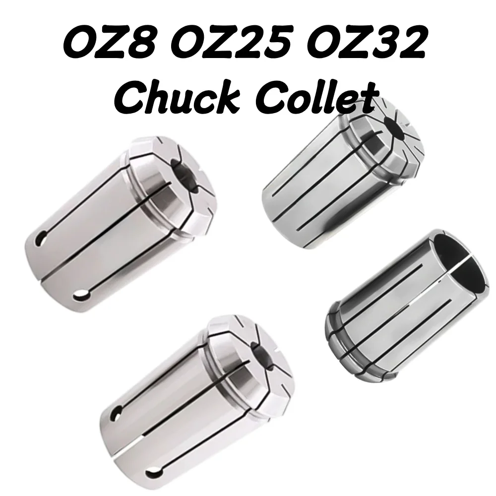 1PCS OZ8 OZ25 OZ32 Chuck Collet 3 4 5 6 8 10 12 20 25mm 1/4 1/8 3/8 3/4 1 Inch CNC Spring Lathe Milling Collet Chuck Lathe Tool