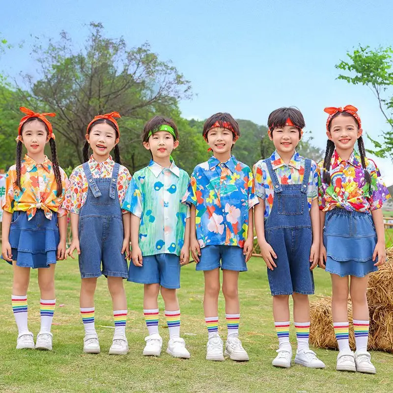 

Children's Performance Costumes for The Children's Day Children's Sports Meeting, Class Uniforms for Kindergarten Performances