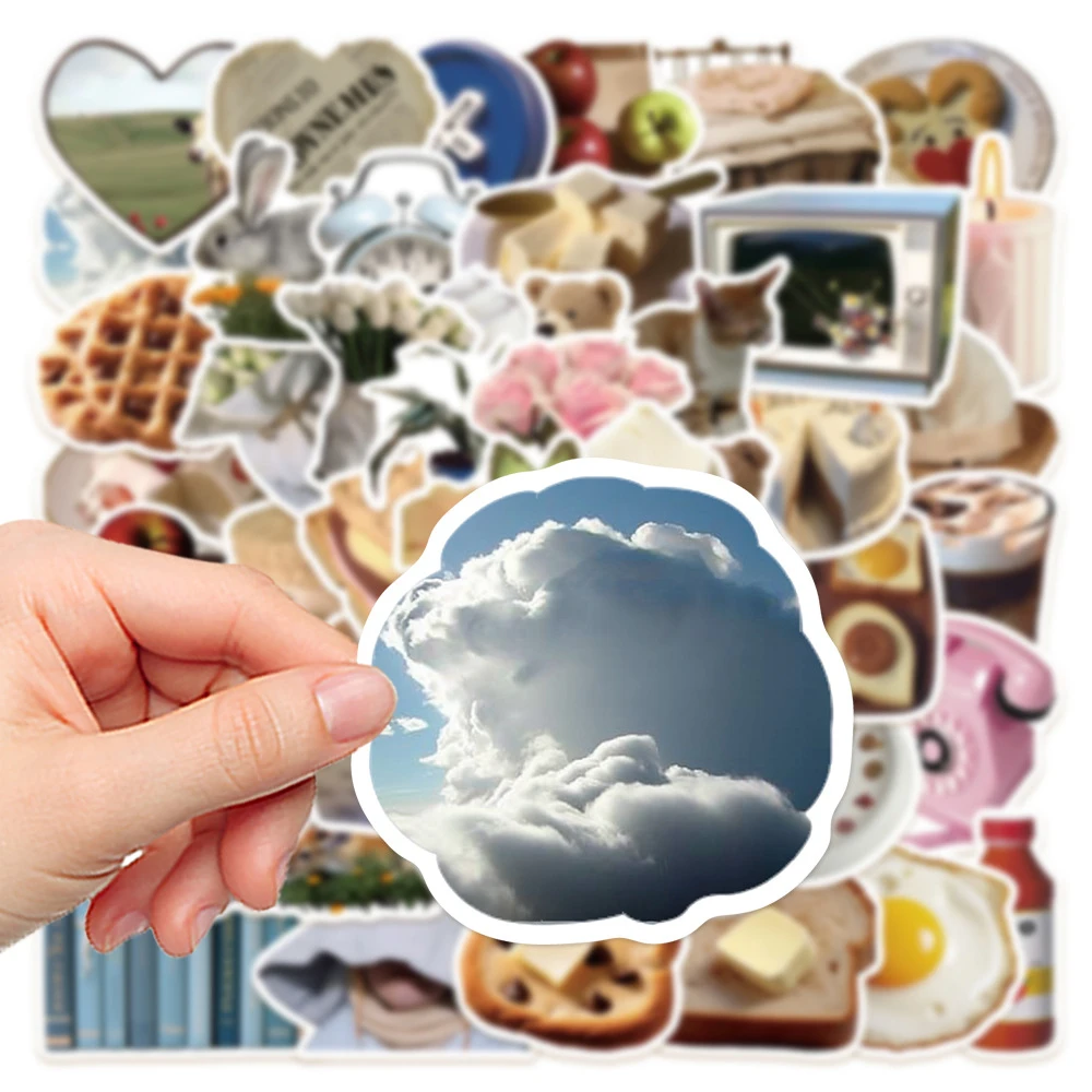10/30/50 قطعة كوريا INS نمط لطيف الكرتون ملصقات الجمالية الكتابة على الجدران الشارات ل لوح التزلج الأمتعة المحمول DIY لاصقة تزيين