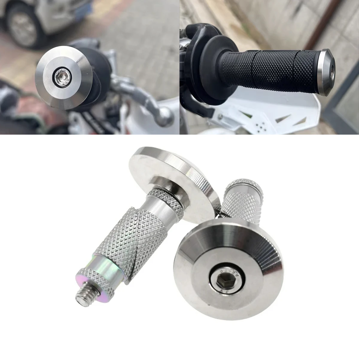 

For KTM Yamaha Honda Kawasaki Suzuki Moto Accessories Motorcycle M10 Handle Bar Grips End Cap Anti Plug Universal Accessories