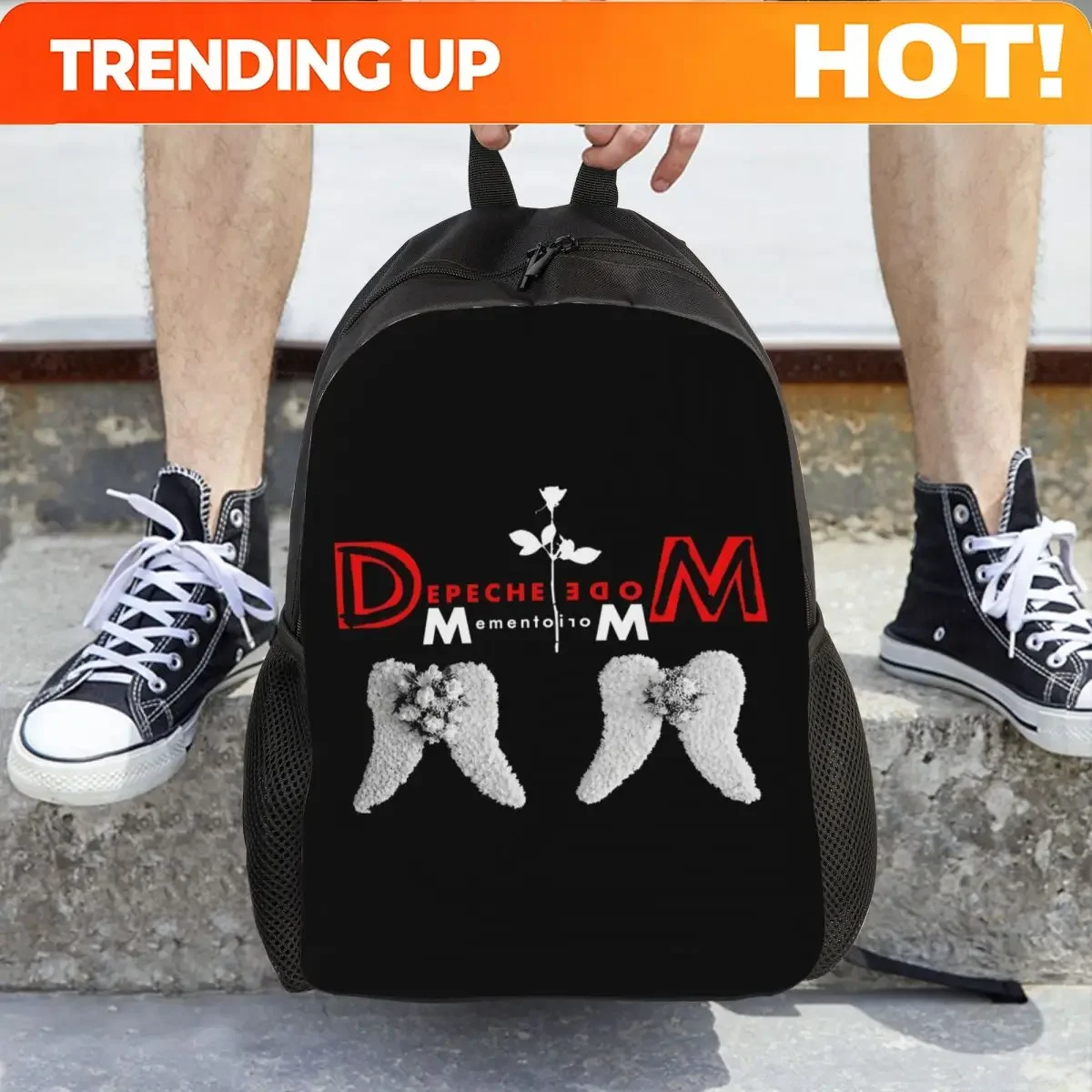 Custom Bag Depeche Cool Mode Music Violator Backpack Daypack Large Capacity Kids BookBag School Bag Shoulder Bags For Men Women