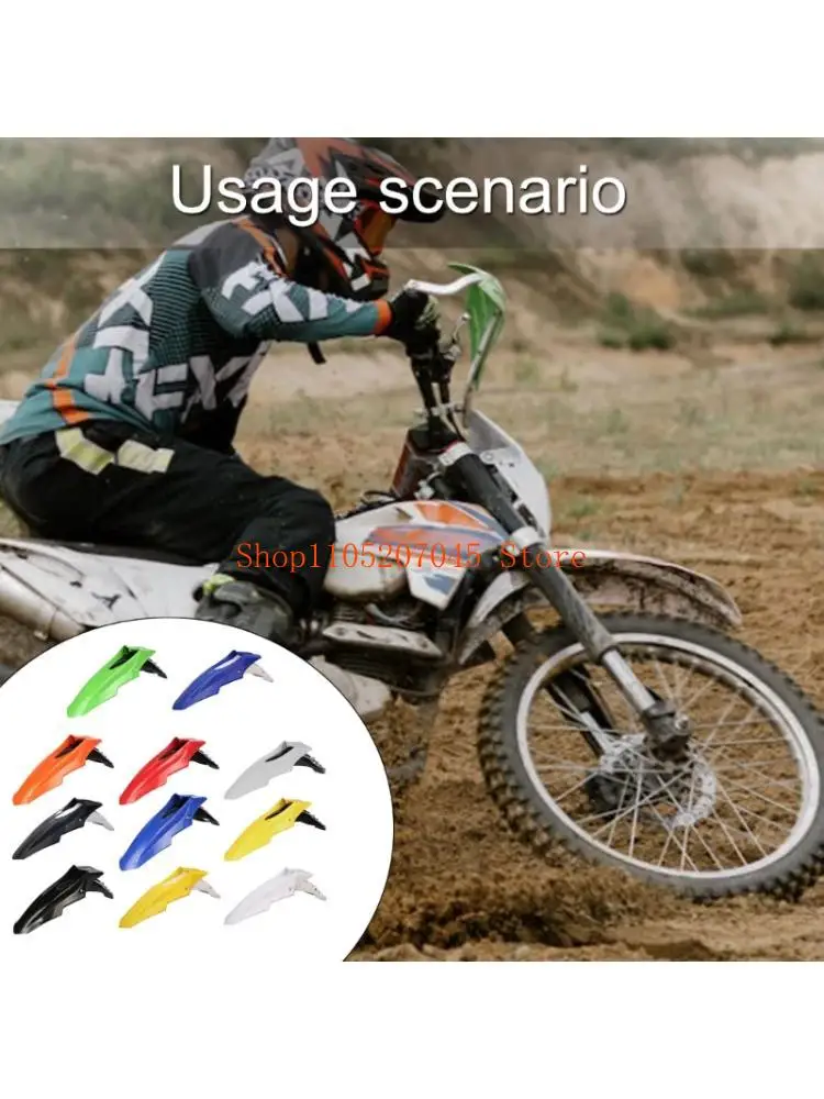 37cd Off Roading Bike Mudguard Impact Resistant ABS Construction Smooth Surfaces Finish