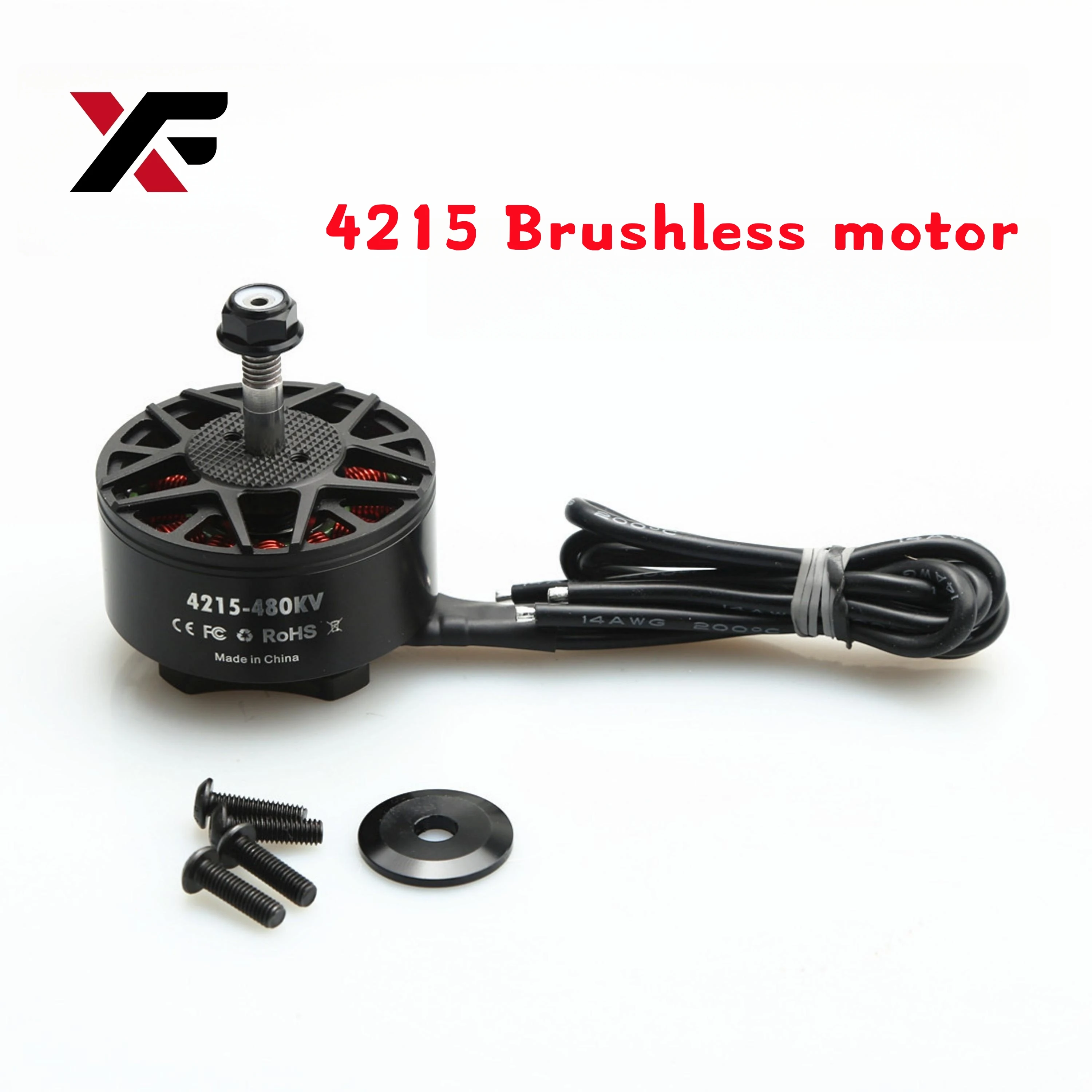 

XFlight Hobby 4 шт. 4215 480KV Бесщеточный двигатель для 13-15 дюймов FPV и дронов дальнего действия 6S LiPo Сбалансированный ротор с ЧПУ с магнитами N52H