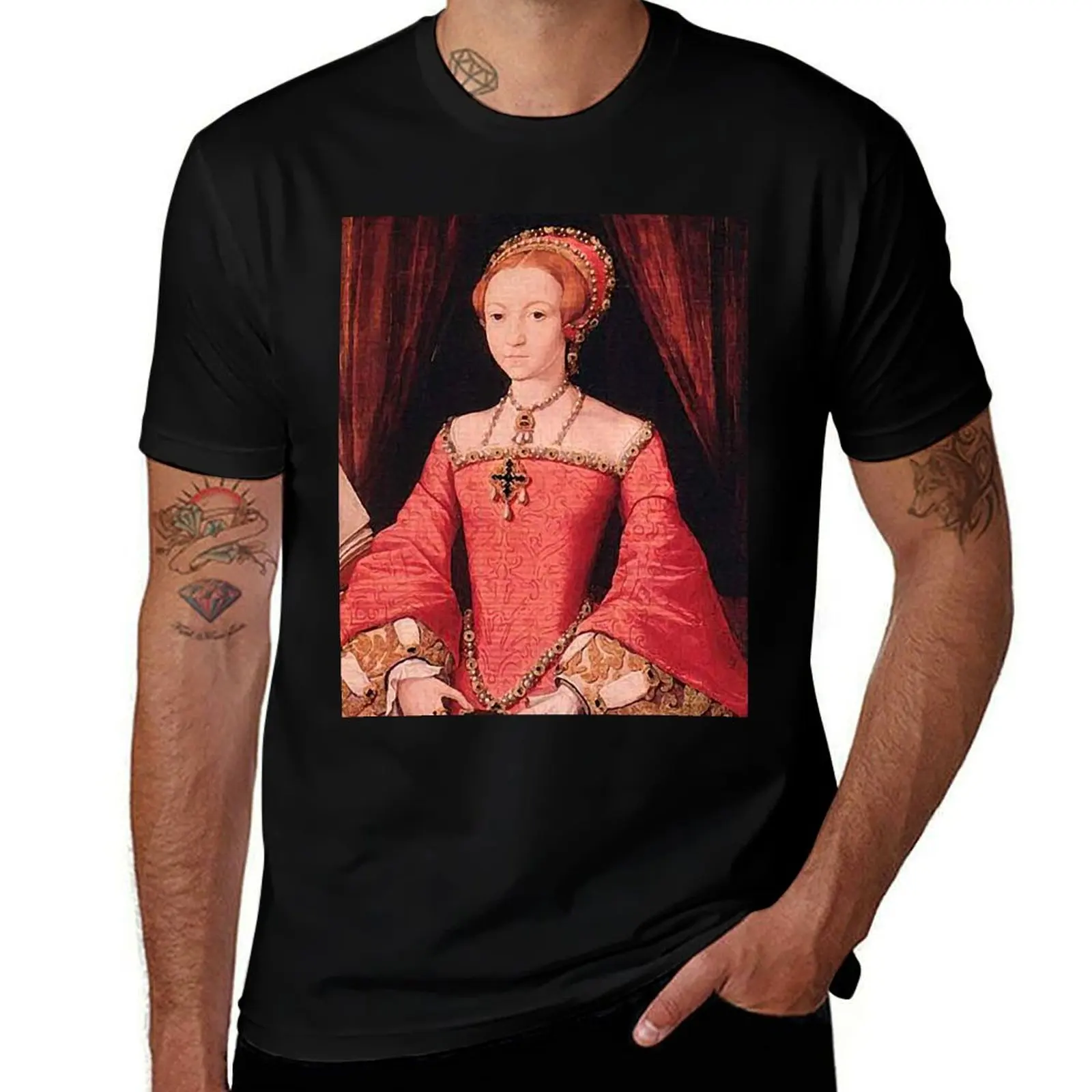 

Elizabeth I Princess Portrait T-Shirt customizeds new gifts and t-shirts basketball graphic tees quick-drying outfits for men