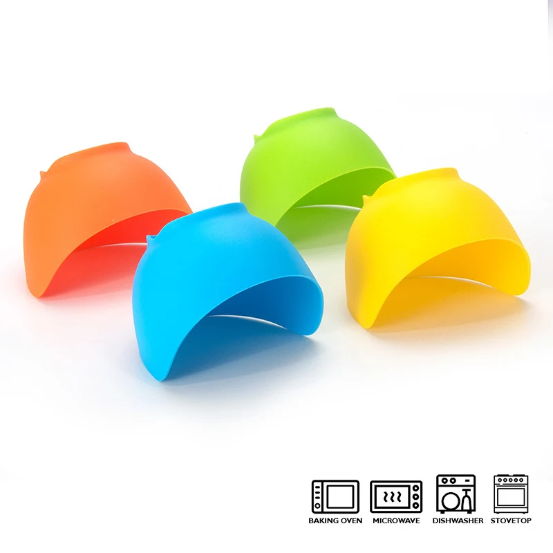 1~5PCS Silicone Egg Poacher Poaching Pods Pan Mould Heat-resistant Egg Mold Bowl Rings Cooker Boiler Kitchen Cooking Tool