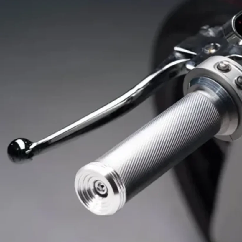 1Pair Motorcycle Handlebar End Caps Aluminum Motorcycles Grips Ends Anti Slip Designs Motorbike Parts