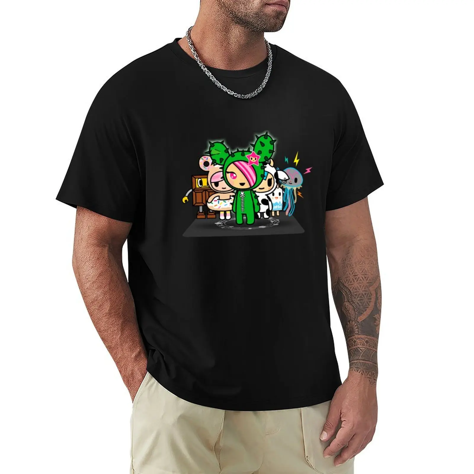 

sweets friends tokidoki T-Shirt tees gifts for boyfriend custom shirt plain white t shirts men