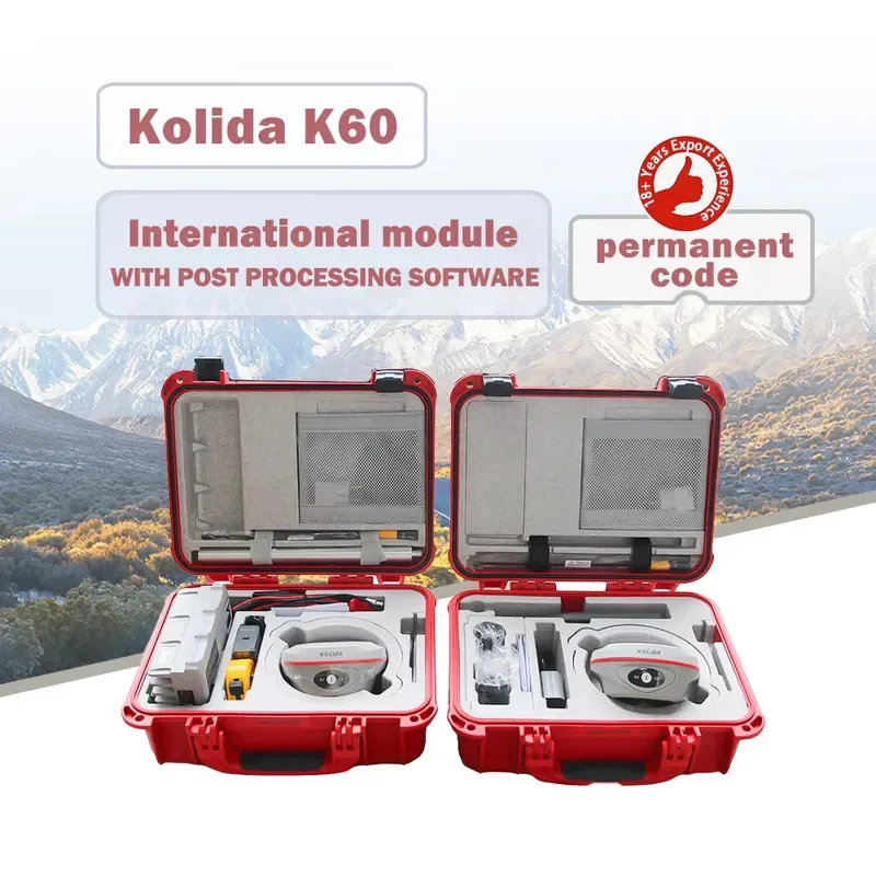 Kolida K60 Measurement Rtk International Module Dual Gnss Rtk Receiver with Post Processing Software