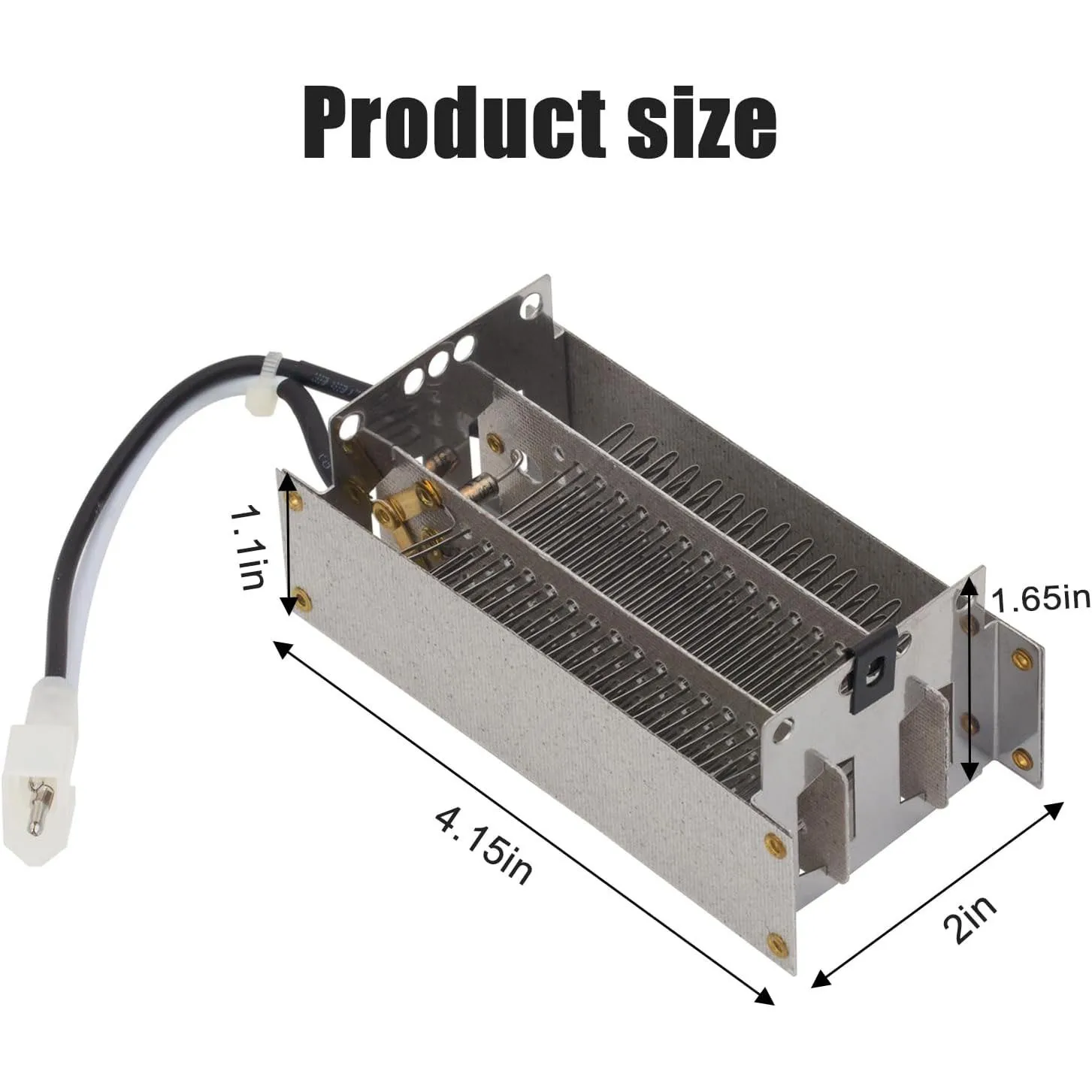 1500W Replacement for element 120V for Bathroom Fan Heater Units Intended for 100HL and 110HFL Model Compatibility