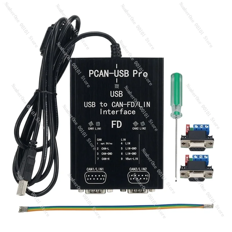 PCAN-USB Pro PCAN FD PRO USB To CAN Adapter 2CH CAN FD Compatible With IPEH-004061 For PEAK