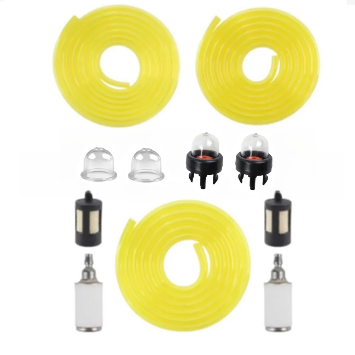 4 Foot Gas Line Kit for Small Engine Tools Featuring EPDM Rubber Construction and Compatibility with Carburetors