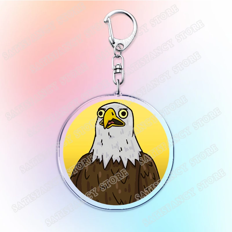 سلسلة مفاتيح Eagly Peacemaker للإكسسوارات John Cena Eagle Peace Keyring Vigilante Education مجوهرات هدايا الأصدقاء #2