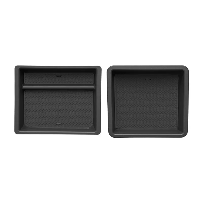 Center Console Organizer for Tesla Model Y Juniper 2025-2026, Sliding Armrest Storage Box Set, TPE/ABS Interior Accessories, view 5