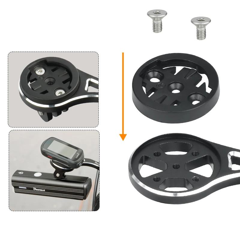 2pc/set Computer Mount Base for Garmin/Magene/Bryton/Wahoo Fits Radar RTL515/Magane L508 /Bryton R300L Cycle Replacement Inserts view 4