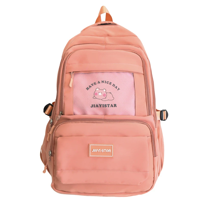 

2024 New School Bag Colorful Lightweight Backpack Fashionable and Minimalist Women's Backpack High Quality and Large Capacity