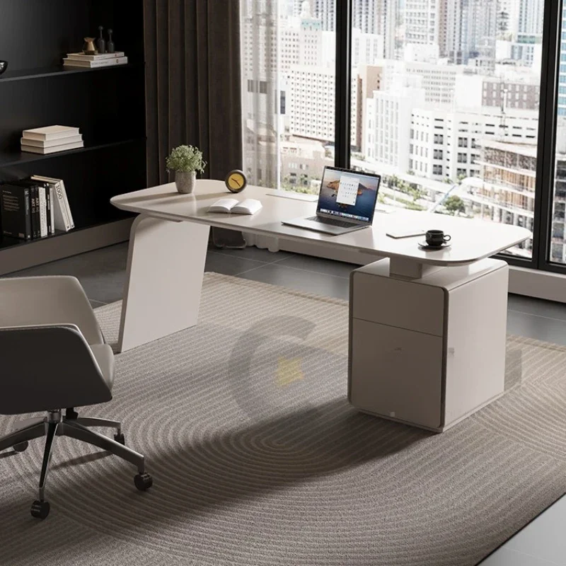 Room Desk Corner Office Furniture Standing Multifunctional Organizer Reading Computer Professional Home Tafel Desks Study Work