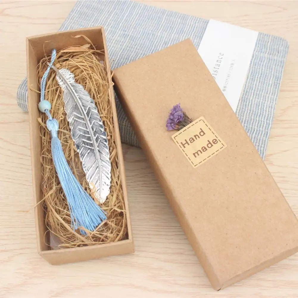 Металлическая гальванизированная Закладка-листья в форме птицы в китайском стиле