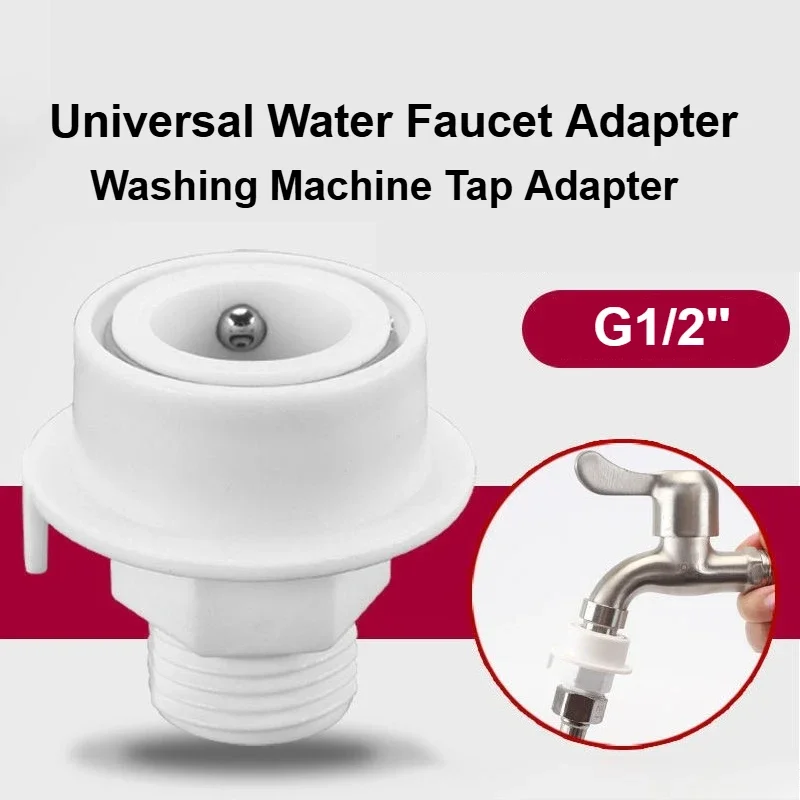 Washing Machine Tap Adapter Bathroom Accessories Universal Water Faucet Adapter Garden Irrigation Water Connector Fitting 1/2''