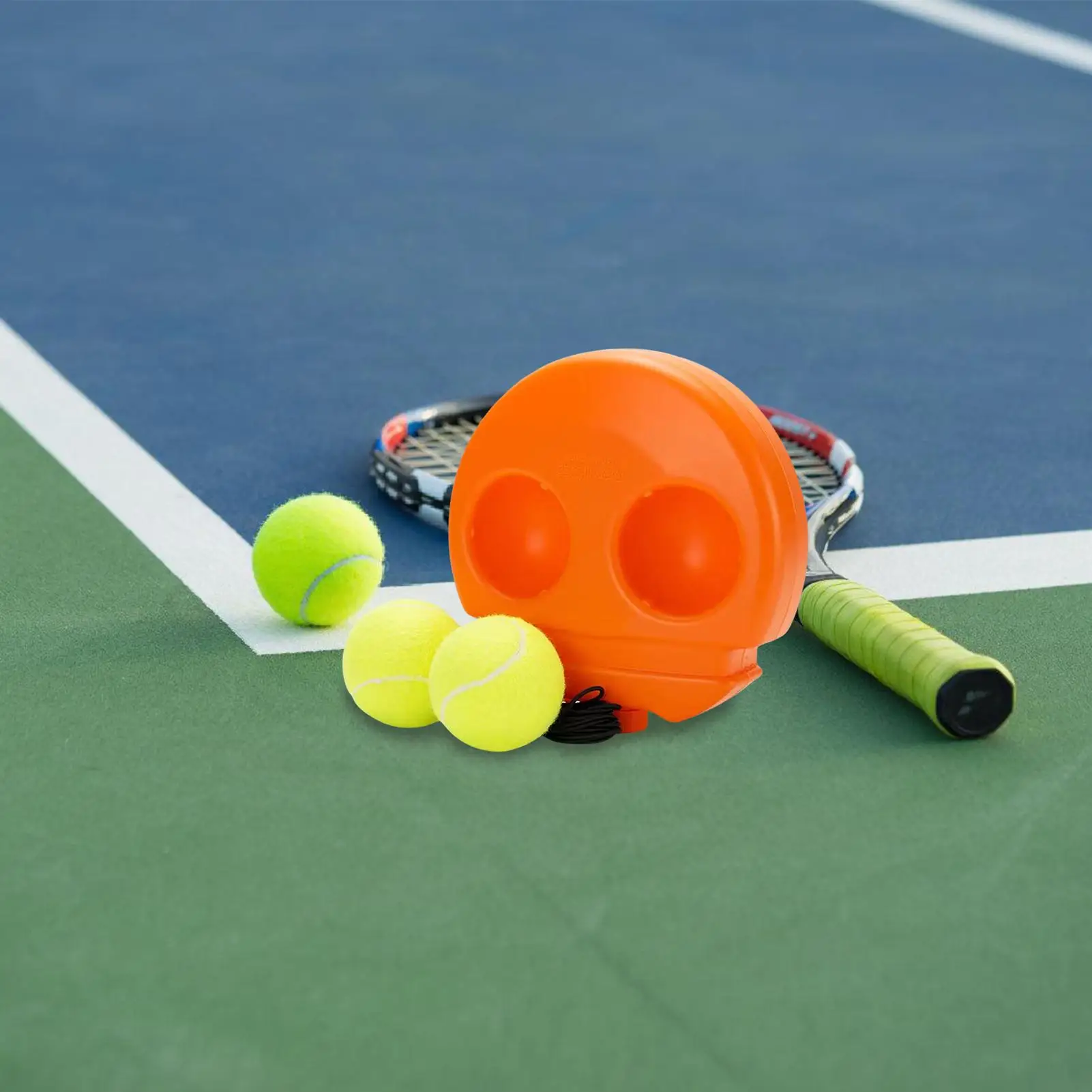 

Tennis Equipment For Self-Practice Good Bounce Non-slip Base For Tennis Practice Solo Drills Kids Adults Beginners Tennis