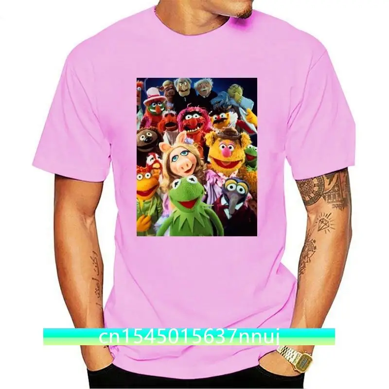 New T Shirt Homme The Muppet Show Kermit Piggy Gonzo Serie Tv Vintage Casual Plus Size T Shirts Hip Hop Style Tops Tee S 2Xl 031