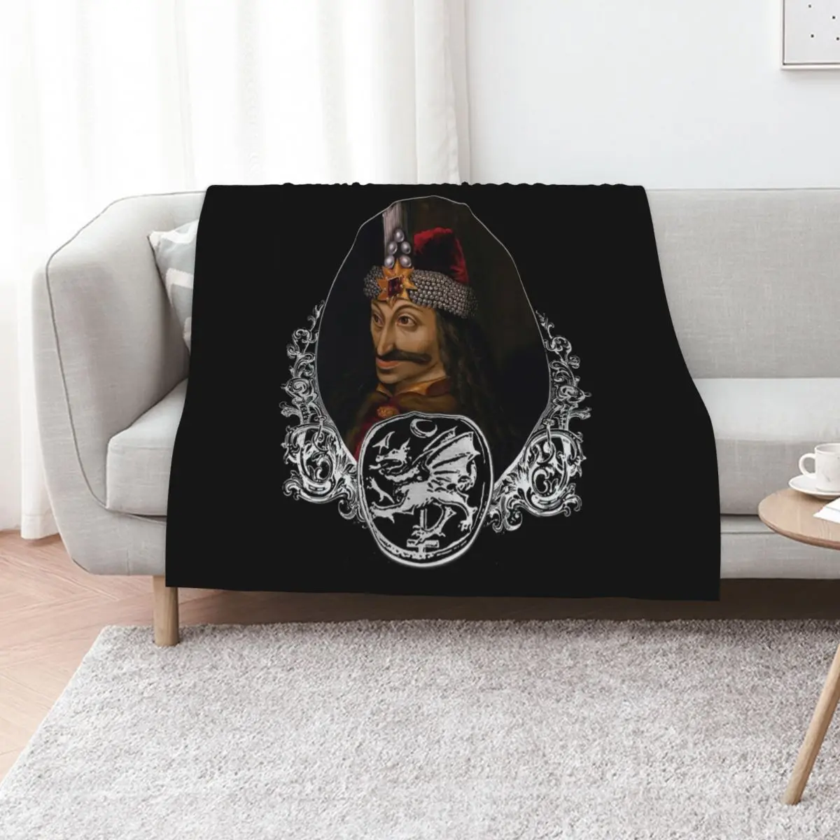 Vlad Dracula Throw Blanket Weighted blankets ands Flannels blankets and throws Bed Fashionable Winter beds Blankets