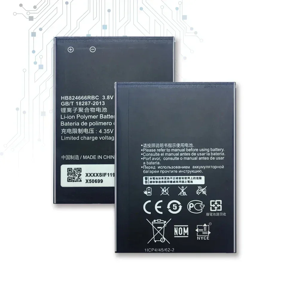 For Huawei E5577 E5577bs-937 E5577s-321 Replacement Battery HB824666RBC 3000Mah With Track Code