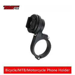 Supporto per telefono per moto con adattatore Supporto per cellulare Supporto universale per manubrio anteriore per bici con guarnizione per bicicletta da strada MTB Moto