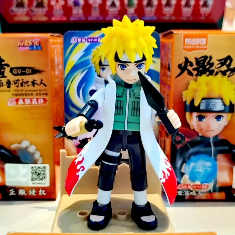 

Original Bloks Naruto Gv01 Action Figure Uzumaki Naruto Kakashi Uchiha Sasuke Anime Figura Toy Children Model Birthday Toy Gifts